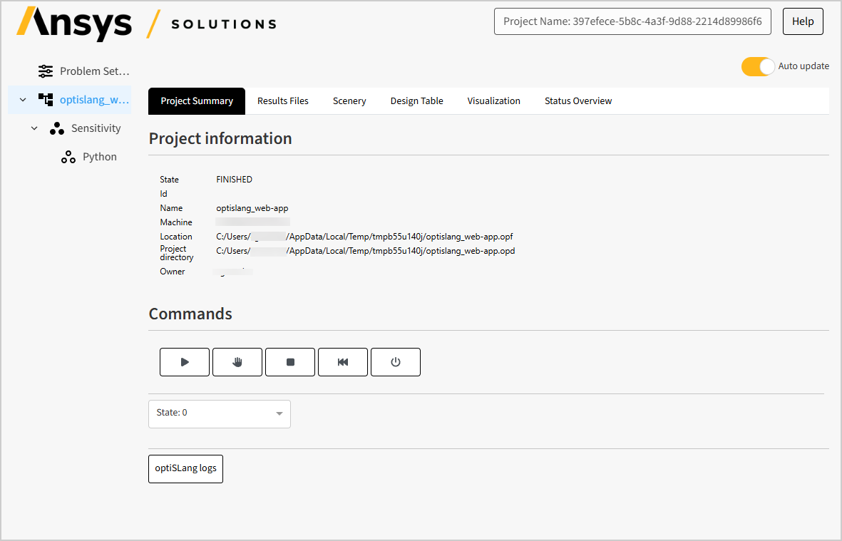 Screenshot of the Bolt app default solution